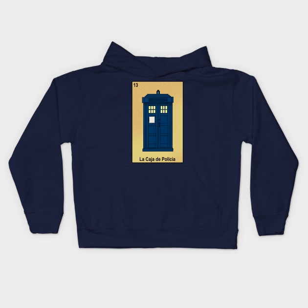 La TARDIS Kids Hoodie by pscof42